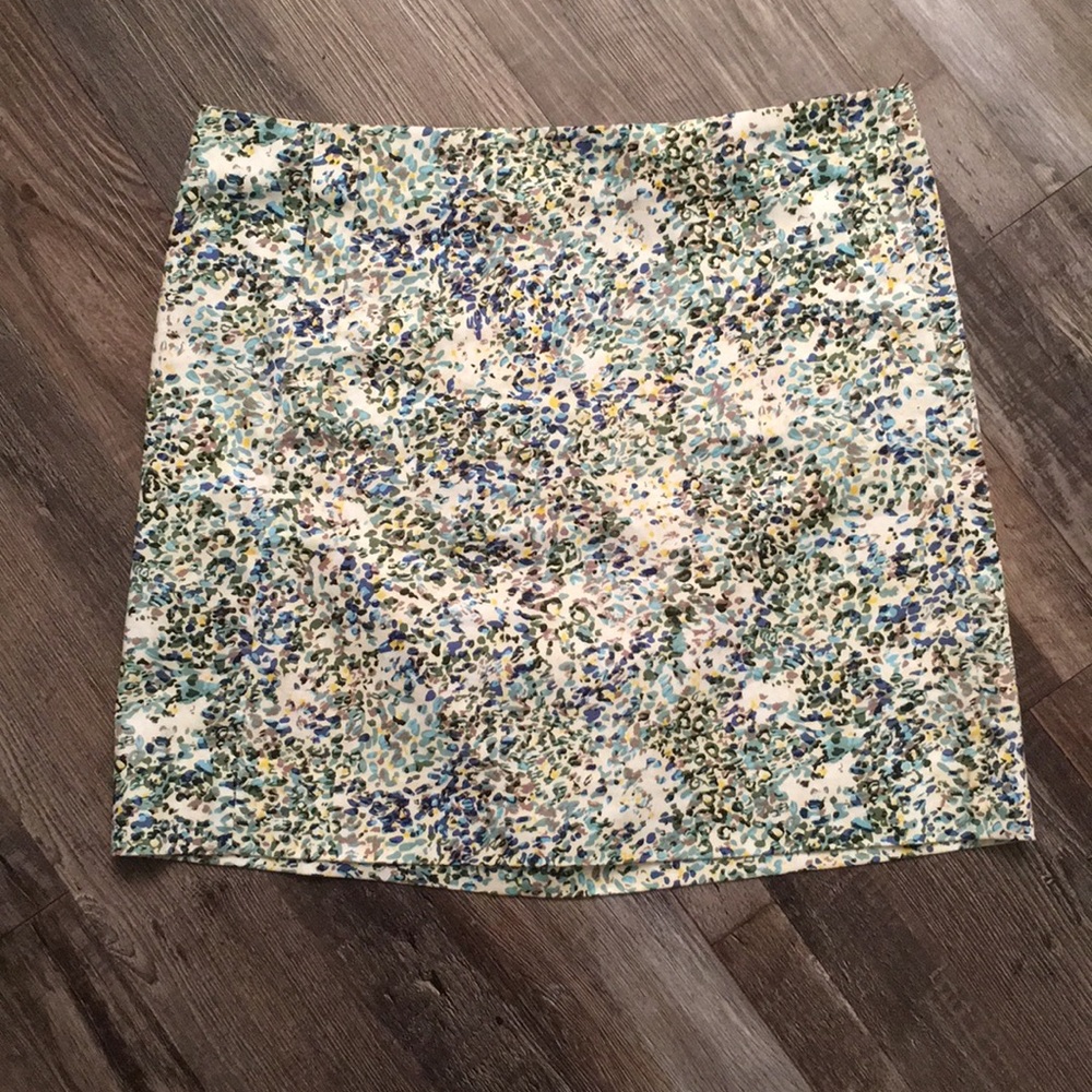 J. Crew printed mini skirt 💥